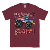 Burgundy 4th of july png, monster truck Classic Tee - MaliasSmallBusiness