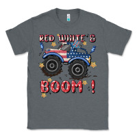 Charcoal Heather 4th of july png, monster truck Classic Tee - MaliasSmallBusiness