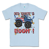 Dusty Blue 4th of july png, monster truck Classic Tee - MaliasSmallBusiness