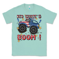 Seafoam 4th of july png, monster truck Classic Tee - MaliasSmallBusiness