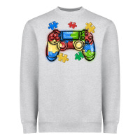 Autism Awareness Video Game Controller Heavyweight Sweatshirt | Teevron