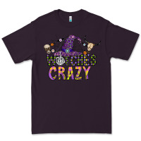 Plum Witches Be Crazy Premium Tee - CowhideDigitalArt
