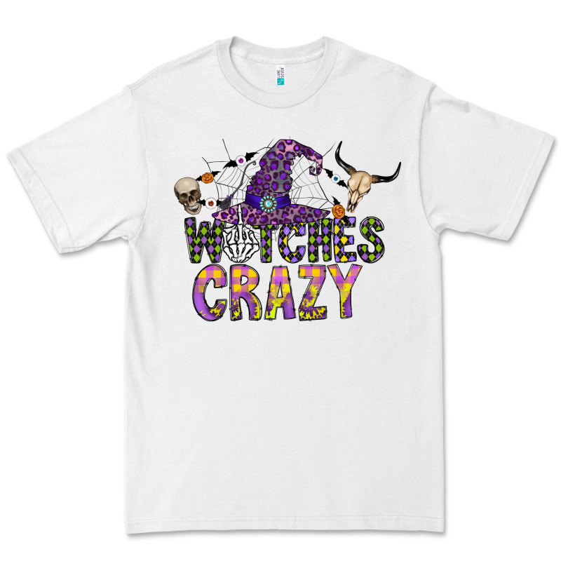 Witches Be Crazy Premium Tee by CowhideDigitalArt | Teevron