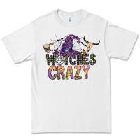 White Witches Be Crazy Premium Tee - CowhideDigitalArt