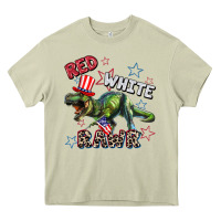 Mossy Red white rawr 4th of July Heavy Core Tee - CowGirlArtShop