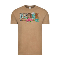 Vintage Coffee western nurse arrow floral Vintage Tee - BarkalooDesign