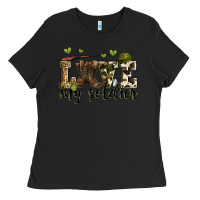 Black love my soldier Ladies Tee - Zillion Design Studio