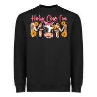 Black holy cow i'm mom Heavyweight Sweatshirt - MaliasSmallBusiness