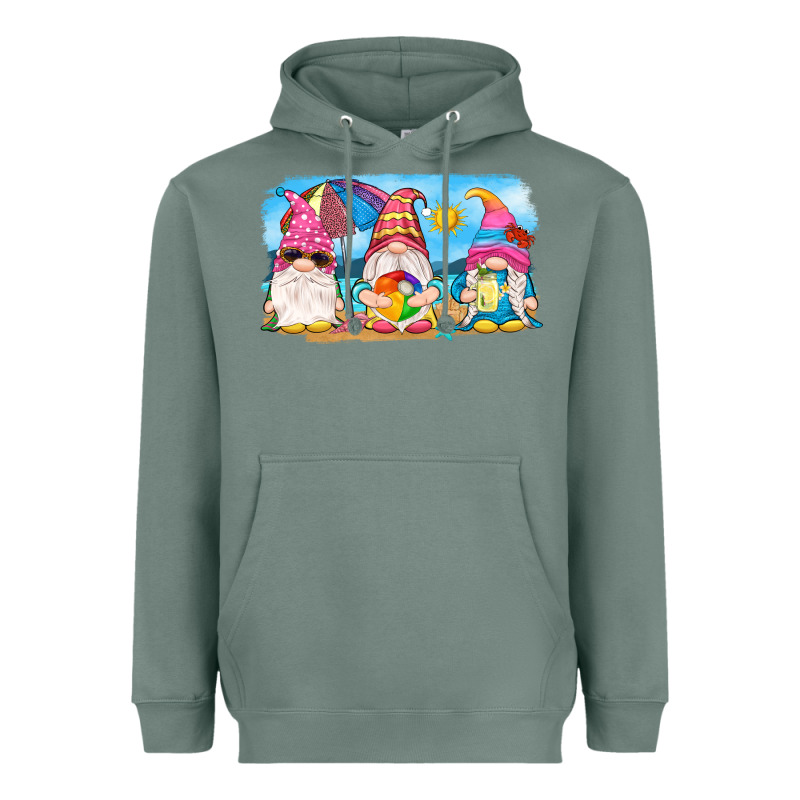 Summer Gnomes Heavyweight Hoodie by NancyCooperArtShop | Teevron
