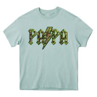 Arona papa  lightning camouflage Heavy Core Tee - BarkalooDesign