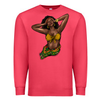 Cardinal black woman Premium Sweatshirt - NancyCooperArtShop