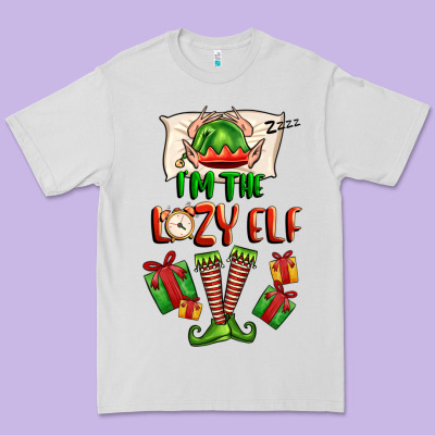 Im The Lazy Elf Premium Tee Designed By Fadigitalartstudio