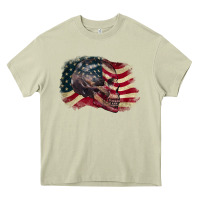 Mossy Red white rawr 4th of July Heavy Core Tee - CowGirlArtShop