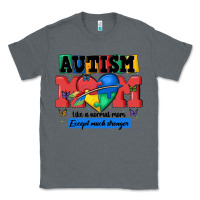 Charcoal Heather autism mom like a normal mom Classic Tee - MaliasSmallBusiness