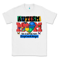 White autism mom like a normal mom Classic Tee - MaliasSmallBusiness