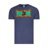Vintage Denim western rodeo horse leopard aztek sunflower license plate template Vintage Tee - BarkalooDesign