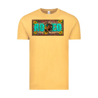 Vintage Mustard western rodeo horse leopard aztek sunflower license plate template Vintage Tee - BarkalooDesign