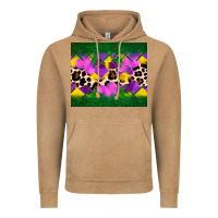 Vintage Camel mardi gras Leopard and heart Vintage Hoodie - AdoDesignShop