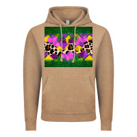 Mardi Gras Leopard And Heart Vintage Hoodie | Teevron