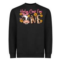 Black holy cow i'm one Heavyweight Sweatshirt - MaliasSmallBusiness