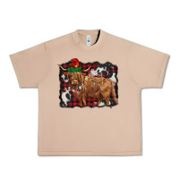 Burro christmas highland cow Urban Heavy Tee - BarkalooDesign