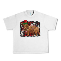 Lunar Rock christmas highland cow Urban Heavy Tee - BarkalooDesign