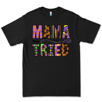Black Mama Tried Premium Tee - CowhideDigitalArt