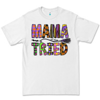 White Mama Tried Premium Tee - CowhideDigitalArt