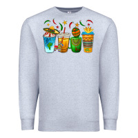 Heather Grey Cinco de Mayo Coffee Cups Premium Sweatshirt - texasbilliewilder
