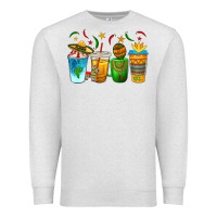 Oatmeal Heather Cinco de Mayo Coffee Cups Premium Sweatshirt - texasbilliewilder