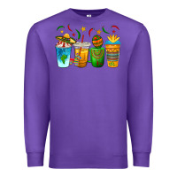 Purple Cinco de Mayo Coffee Cups Premium Sweatshirt - texasbilliewilder
