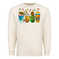 Sandshell Cinco de Mayo Coffee Cups Premium Sweatshirt - texasbilliewilder