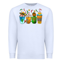 White Cinco de Mayo Coffee Cups Premium Sweatshirt - texasbilliewilder