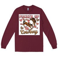 Burgundy small business Long Sleeve Tee - MaliasSmallBusiness