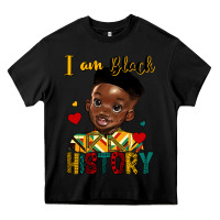 Black i am black history black boy Heavy Core Tee - HRA Design Shop