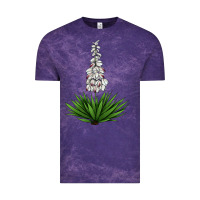 Cloud Purple Yucca Flower IIIustrations Vintage Tee - LillyAllenDesigns