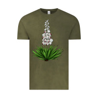 Vintage Olive Yucca Flower IIIustrations Vintage Tee - LillyAllenDesigns