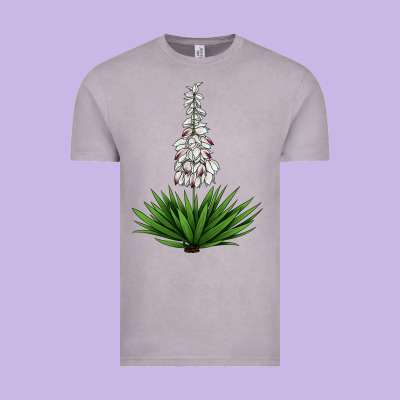 Yucca Flower Iiiustrations Vintage Tee Designed By Lillyallendesigns