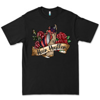 Black hair hustler spray Premium Tee - SublimationCraftShop