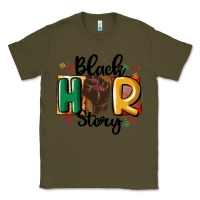 Army Green black story Classic Tee - MaliasSmallBusiness