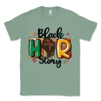Sage black story Classic Tee - MaliasSmallBusiness