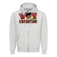 Dove Grey crawfish Zipper Hoodie - LillyAllenDesigns