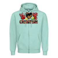 Seafoam crawfish Zipper Hoodie - LillyAllenDesigns