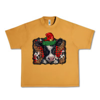 Peanut Butter christmas black and white baby cow Urban Heavy Tee - BarkalooDesign