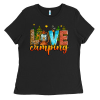 Black love camping Ladies Tee - Zillion Design Studio