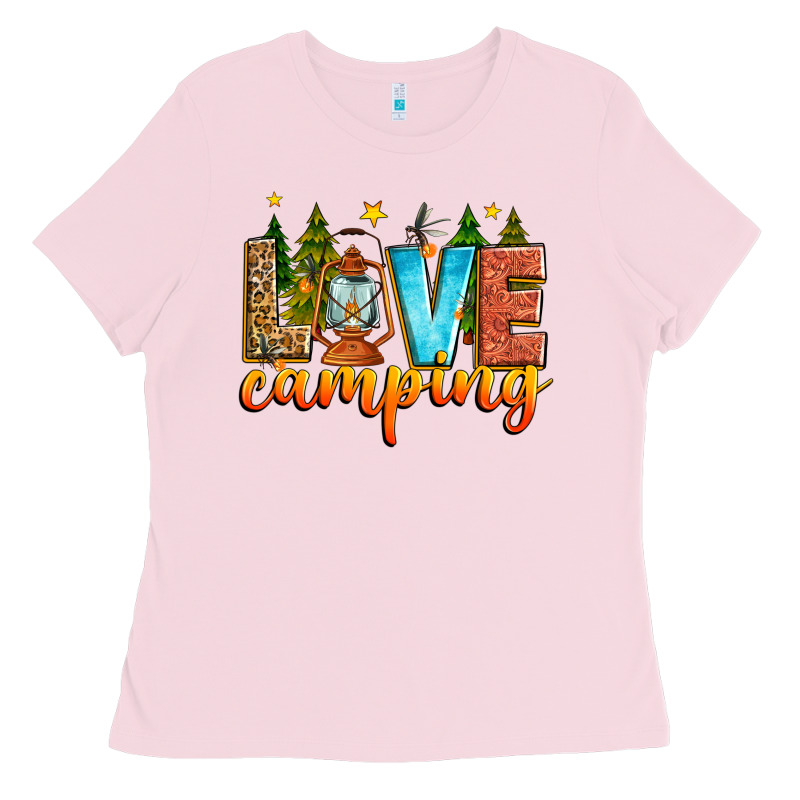 Love Camping Ladies Tee by Zillion Design Studio | Teevron