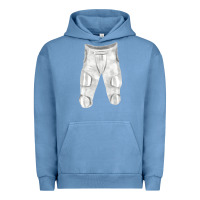 Pigment Pebble Blue football padded pant fa element 1 Urban Hoodie - FaDigitalArtStudio