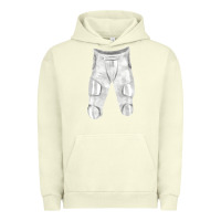 Pigment Pistachio football padded pant fa element 1 Urban Hoodie - FaDigitalArtStudio