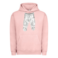 Pigment Salmon football padded pant fa element 1 Urban Hoodie - FaDigitalArtStudio