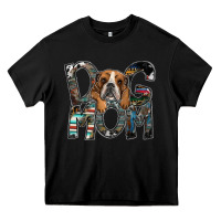 Black dog mom Heavy Core Tee - SublimationCraftShop